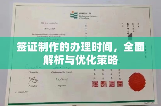 宁波签证制作的办理时间，全面解析与优化策略